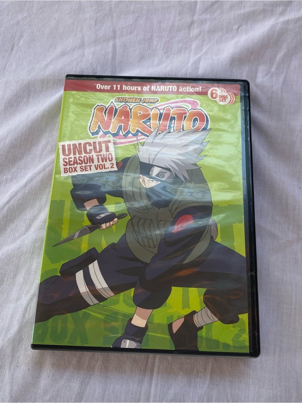 Naruto Uncut Season Two Box Set Vol. 2 DVD 6 Disc Set Anime